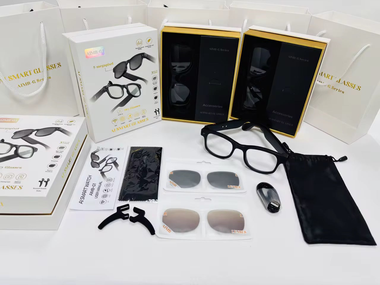 🕶️ Zyyyx Glass – Lunettes connectées avec caméra HD et intelligence artificielle